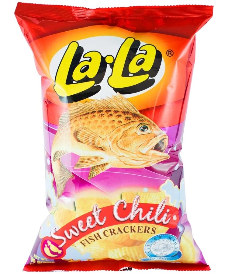 LALA FISH CRACKERS - SWEET CHILLI