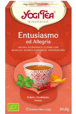 YOGI TEA - ENTUSIASMO ED ALLEGRIA